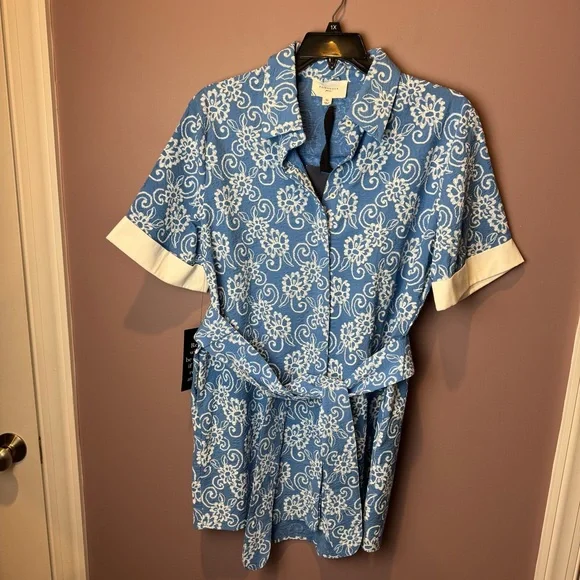 NWT Pomander Place Riviera Painted Chintz Aurora Dress XL - Picture 3 of 8